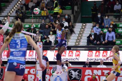 TREVISO 21102021 LEGAVOLLEY FEMMINILE CAMPIONATO PROSECCO DOC IMOCO - E-WORK BUSTO ARSIZIO