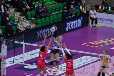 TREVISO 21102021 LEGAVOLLEY FEMMINILE CAMPIONATO PROSECCO DOC IMOCO - E-WORK BUSTO ARSIZIO