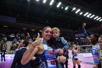 TREVISO 21102021 LEGAVOLLEY FEMMINILE CAMPIONATO PROSECCO DOC IMOCO - PREMIAZIONE 74 VITTORIE CONSECUTIVE