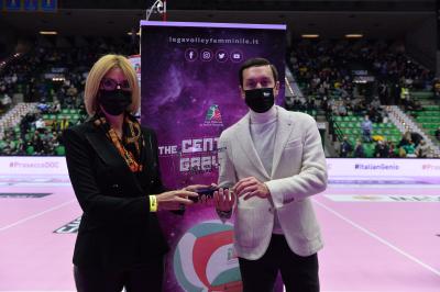 TREVISO 21102021 LEGAVOLLEY FEMMINILE CAMPIONATO PROSECCO DOC IMOCO - PREMIAZIONE 74 VITTORIE CONSECUTIVE