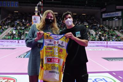 TREVISO 21102021 LEGAVOLLEY FEMMINILE CAMPIONATO PROSECCO DOC IMOCO - PREMIAZIONE 74 VITTORIE CONSECUTIVE