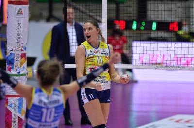 TREVISO 01122021 LEGAVOLLEY FEMMINILE CAMPIONATO PROSECCO DOC IMOCO - IL BISONTE FIRENZE