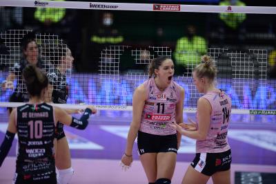 TREVISO 04122021 LEGAVOLLEY FEMMINILE CAMPIONATO PROSECCO DOC IMOCO - BARTOCCINI PORTINFISSI PERUGIA