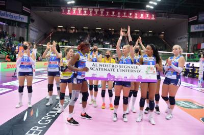 TREVISO 30122021 LEGAVOLLEY FEMMINILE COPPPA ITALIA PROSECCO DOC IMOCO - BOSCA SAN BERNARDO CHIERI