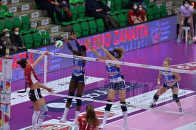 TREVISO 30122021 LEGAVOLLEY FEMMINILE COPPPA ITALIA PROSECCO DOC IMOCO - BOSCA SAN BERNARDO CHIERI