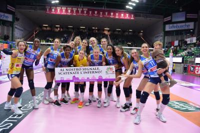 TREVISO 30122021 LEGAVOLLEY FEMMINILE COPPPA ITALIA PROSECCO DOC IMOCO - BOSCA SAN BERNARDO CHIERI