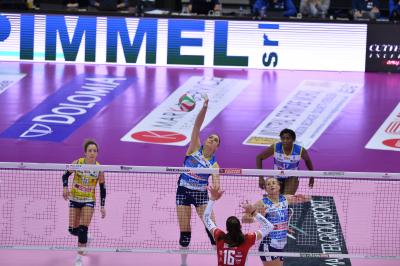 TREVISO 30122021 LEGAVOLLEY FEMMINILE COPPPA ITALIA PROSECCO DOC IMOCO - BOSCA SAN BERNARDO CHIERI