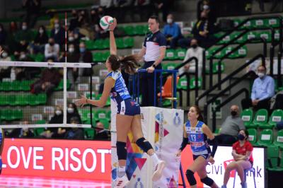 TREVISO 16012022 LEGAVOLLEY FEMMINILE CAMPIONATO PROSECCO DOC IMOCO - ACQUA E SAPONE ROMA