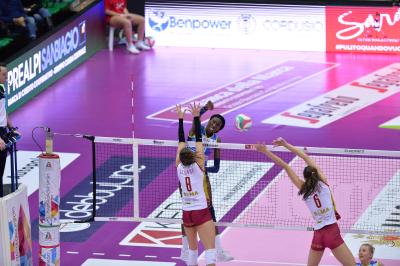 TREVISO 16012022 LEGAVOLLEY FEMMINILE CAMPIONATO PROSECCO DOC IMOCO - ACQUA E SAPONE ROMA