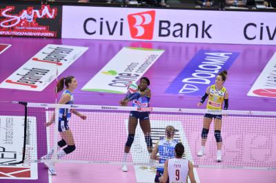 TREVISO 16012022 LEGAVOLLEY FEMMINILE CAMPIONATO PROSECCO DOC IMOCO - ACQUA E SAPONE ROMA