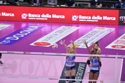 TREVISO 16012022 LEGAVOLLEY FEMMINILE CAMPIONATO PROSECCO DOC IMOCO - ACQUA E SAPONE ROMA
