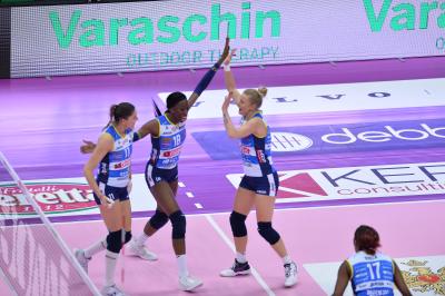 TREVISO 16012022 LEGAVOLLEY FEMMINILE CAMPIONATO PROSECCO DOC IMOCO - ACQUA E SAPONE ROMA