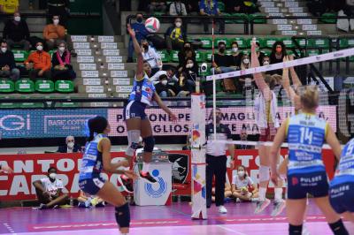 TREVISO 16012022 LEGAVOLLEY FEMMINILE CAMPIONATO PROSECCO DOC IMOCO - ACQUA E SAPONE ROMA