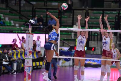 TREVISO 16012022 LEGAVOLLEY FEMMINILE CAMPIONATO PROSECCO DOC IMOCO - ACQUA E SAPONE ROMA