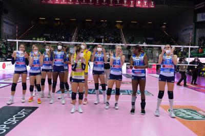TREVISO 16012022 LEGAVOLLEY FEMMINILE CAMPIONATO PROSECCO DOC IMOCO - ACQUA E SAPONE ROMA