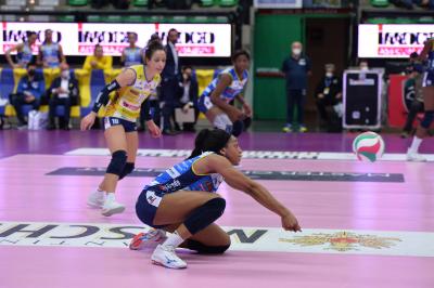 TREVISO 16012022 LEGAVOLLEY FEMMINILE CAMPIONATO PROSECCO DOC IMOCO - ACQUA E SAPONE ROMA
