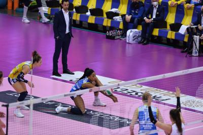 TREVISO 16012022 LEGAVOLLEY FEMMINILE CAMPIONATO PROSECCO DOC IMOCO - ACQUA E SAPONE ROMA