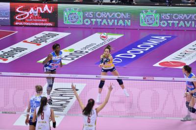 TREVISO 16012022 LEGAVOLLEY FEMMINILE CAMPIONATO PROSECCO DOC IMOCO - ACQUA E SAPONE ROMA