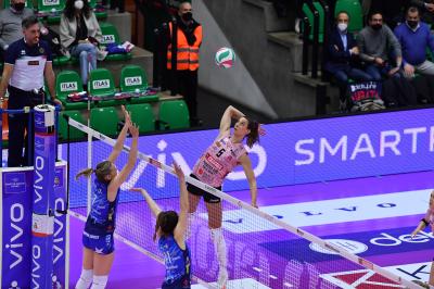 TREVISO 09042022 LEGAVOLLEY FEMMINILE PLAY OFF PROSECCO DOC IMOCO - IL BISONTE FIRENZE