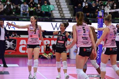 TREVISO 09042022 LEGAVOLLEY FEMMINILE PLAY OFF PROSECCO DOC IMOCO - IL BISONTE FIRENZE
