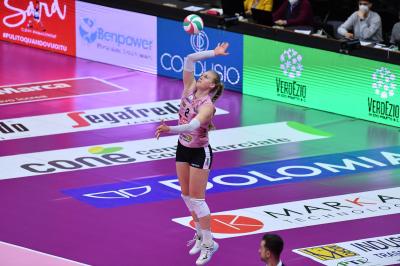 TREVISO 09042022 LEGAVOLLEY FEMMINILE PLAY OFF PROSECCO DOC IMOCO - IL BISONTE FIRENZE