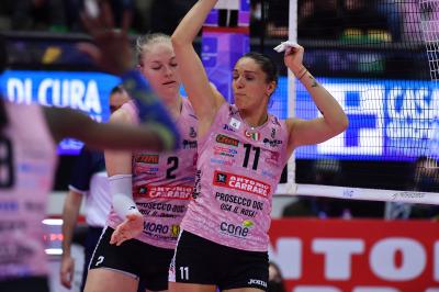 TREVISO 09042022 LEGAVOLLEY FEMMINILE PLAY OFF PROSECCO DOC IMOCO - IL BISONTE FIRENZE