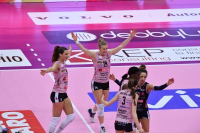 TREVISO 09042022 LEGAVOLLEY FEMMINILE PLAY OFF PROSECCO DOC IMOCO - IL BISONTE FIRENZE