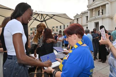 CONEGLIANO 23052022 LEGAVOLLEY FEMMINILE PROSECCO DIC IMOCO FESTA SCUDETTO PIAZZA CIMA CONEGLIANO