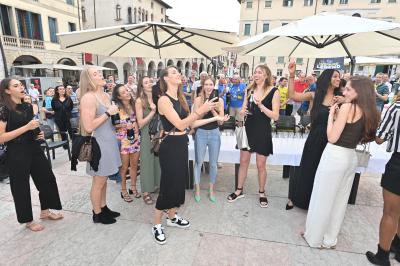 CONEGLIANO 23052022 LEGAVOLLEY FEMMINILE PROSECCO DIC IMOCO FESTA SCUDETTO PIAZZA CIMA CONEGLIANO
