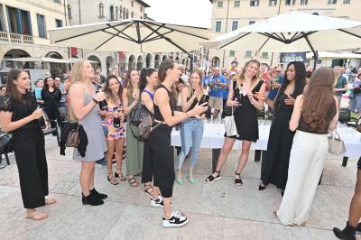CONEGLIANO 23052022 LEGAVOLLEY FEMMINILE PROSECCO DIC IMOCO FESTA SCUDETTO PIAZZA CIMA CONEGLIANO