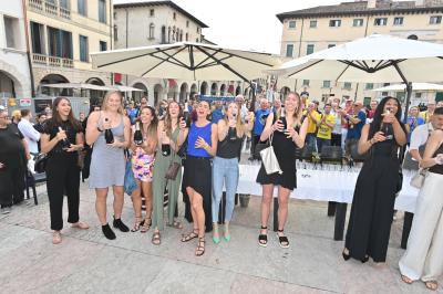 CONEGLIANO 23052022 LEGAVOLLEY FEMMINILE PROSECCO DIC IMOCO FESTA SCUDETTO PIAZZA CIMA CONEGLIANO