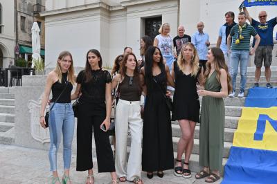 CONEGLIANO 23052022 LEGAVOLLEY FEMMINILE PROSECCO DIC IMOCO FESTA SCUDETTO PIAZZA CIMA CONEGLIANO