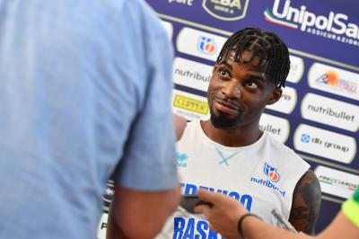 TREVISO 25082022 LBA PRECAMPIONATO NUTRIBULLET TREVISO BASKET - PRESENTAZIONE DEREK COOKE