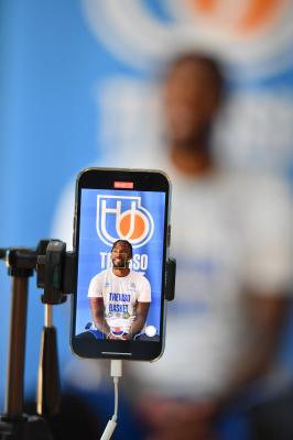 TREVISO 25082022 LBA PRECAMPIONATO NUTRIBULLET TREVISO BASKET - PRESENTAZIONE DEREK COOKE
