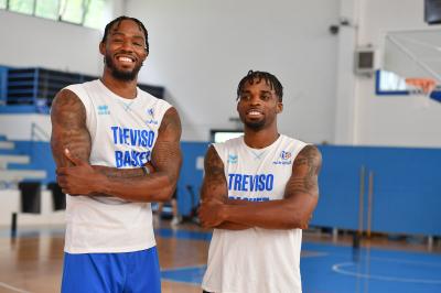 TREVISO 25082022 LBA PRECAMPIONATO NUTRIBULLET TREVISO BASKET - PRESENTAZIONE DEREK COOKE