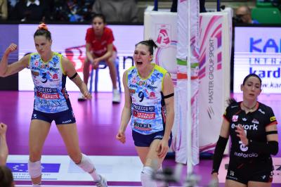 TREVISO 15042023 LEGAVOLLEY FEMMINILE PLAY OFF PROSECCO DOC IMOCO - E-WORK BUSTO ARSIZIO