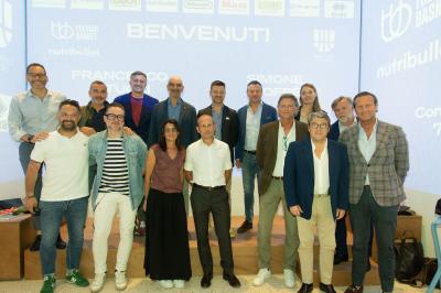 TREVISO 070623 LBA PRECAMPIONATO NUTRIBULLET TREVISO BASKET - PRESENTAZIONE FRANK VITUCCI SIMONE GIOFFRE