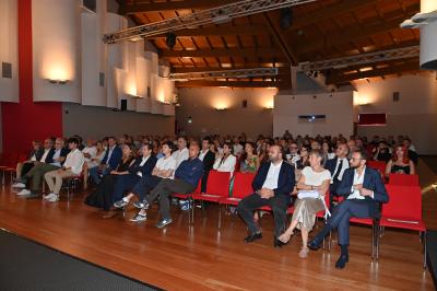 TREVISO 21092023 LBA PRECAMPIONATO NUTRIBULLET TREVISO BASKET - PRESENTAZIONE SQUADRA SPONSOR VILLA FIORITA
