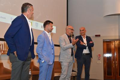 TREVISO 21092023 LBA PRECAMPIONATO NUTRIBULLET TREVISO BASKET - PRESENTAZIONE SQUADRA SPONSOR VILLA FIORITA