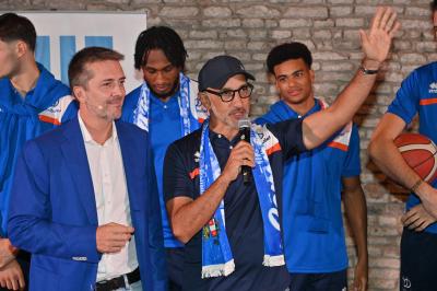 TREVISO 21092023 LBA PRECAMPIONATO NUTRIBULLET TREVISO BASKET - PRESENTAZIONE SQUADRA CITTA TREVISO