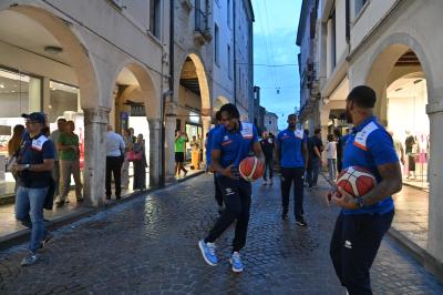 TREVISO 21092023 LBA PRECAMPIONATO NUTRIBULLET TREVISO BASKET - PRESENTAZIONE SQUADRA CITTA TREVISO
