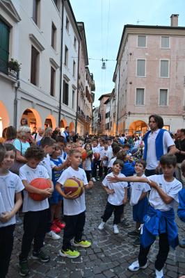 TREVISO 21092023 LBA PRECAMPIONATO NUTRIBULLET TREVISO BASKET - PRESENTAZIONE SQUADRA CITTA TREVISO