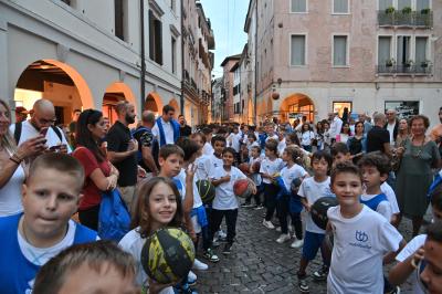 TREVISO 21092023 LBA PRECAMPIONATO NUTRIBULLET TREVISO BASKET - PRESENTAZIONE SQUADRA CITTA TREVISO