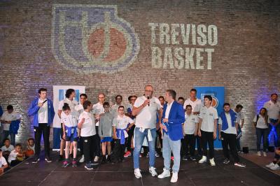 TREVISO 21092023 LBA PRECAMPIONATO NUTRIBULLET TREVISO BASKET - PRESENTAZIONE SQUADRA CITTA TREVISO