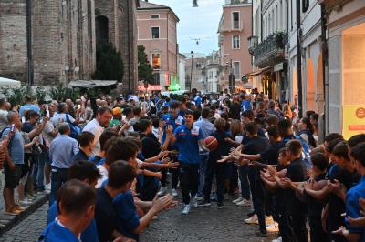 TREVISO 21092023 LBA PRECAMPIONATO NUTRIBULLET TREVISO BASKET - PRESENTAZIONE SQUADRA CITTA TREVISO