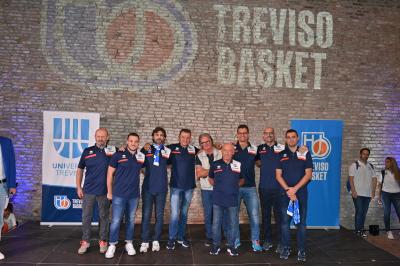 TREVISO 21092023 LBA PRECAMPIONATO NUTRIBULLET TREVISO BASKET - PRESENTAZIONE SQUADRA CITTA TREVISO