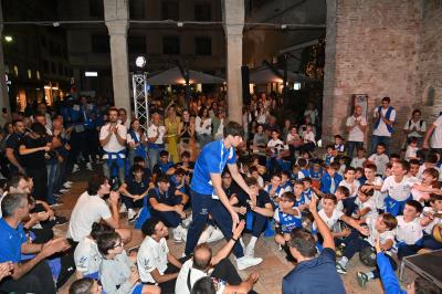 TREVISO 21092023 LBA PRECAMPIONATO NUTRIBULLET TREVISO BASKET - PRESENTAZIONE SQUADRA CITTA TREVISO