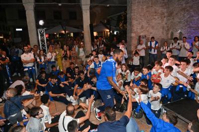 TREVISO 21092023 LBA PRECAMPIONATO NUTRIBULLET TREVISO BASKET - PRESENTAZIONE SQUADRA CITTA TREVISO
