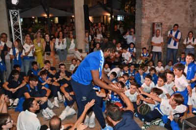 TREVISO 21092023 LBA PRECAMPIONATO NUTRIBULLET TREVISO BASKET - PRESENTAZIONE SQUADRA CITTA TREVISO