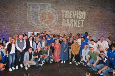 TREVISO 21092023 LBA PRECAMPIONATO NUTRIBULLET TREVISO BASKET - PRESENTAZIONE SQUADRA CITTA TREVISO